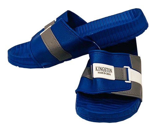 Mens Slip On Sport Sandals Slides Rubber Shower Shoes Slippers Size 7-16 - Picture 35 of 51