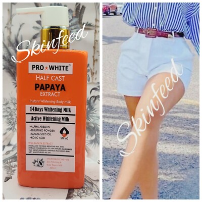 Pro White whitenizer With Papaya Extract body & Face Repair Milk lotion spf60 