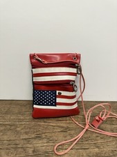 American Flag Stars and Stripes Marshal Cross Body Handbag Concealed Carry Purse