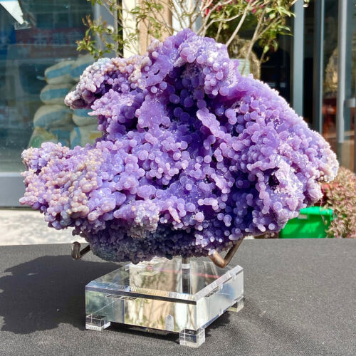 10.36LB Rare Grape Agate Cluster Purple Botryoidal Specimen Healing Crystal - Bild 4 von 22