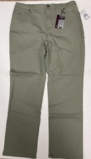 NWT Gloria Vanderbilt 18 Average Amanda Classic Tapered Jeans Stretch Green 40