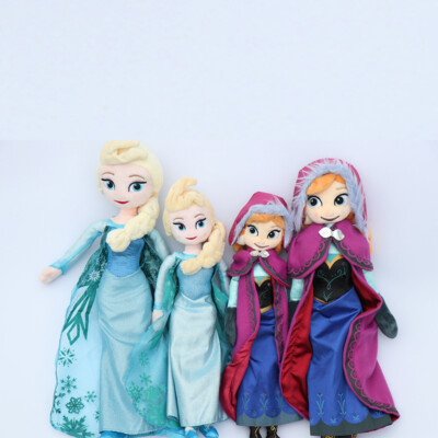 40cm50 Disney Frozen Elsa & Anna Adventure Doll Plush Toy soft gift Xmas Girl AD