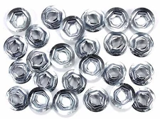 GM Truck Thread Cutting PAL Nuts- Fits 1/4" Studs- 7/16" Hex- 25 nuts- #083