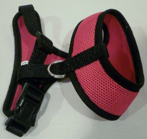 Red with Black Trim Pet Dog Adjustable Harness Size XS - Picture 2 of 5