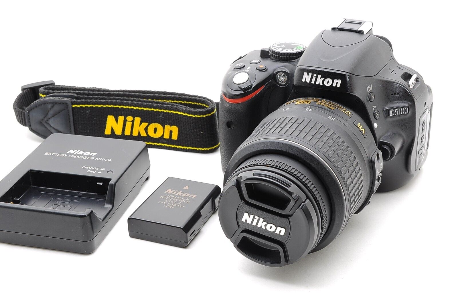 ​Nikon D5100 cámara réflex digital de 16.2 megapixeles y lente VR de 18-55  mm