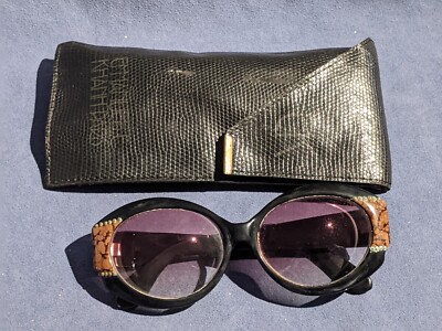 Vintage EMMANUELLE KHANH PARIS Sunglasses With Case (Force  display picture 1