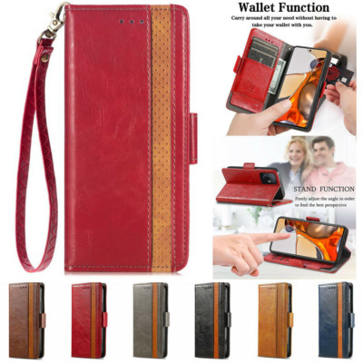 Leather Wallet Cover Case For Redmi Note 10 11 12 13 14 15 Xiaomi POCO X3 X7 11T