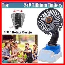 1× Cordless Fan For Ko balt 24V Li-ion Battery Floor Fan Portable Jobsite Fan