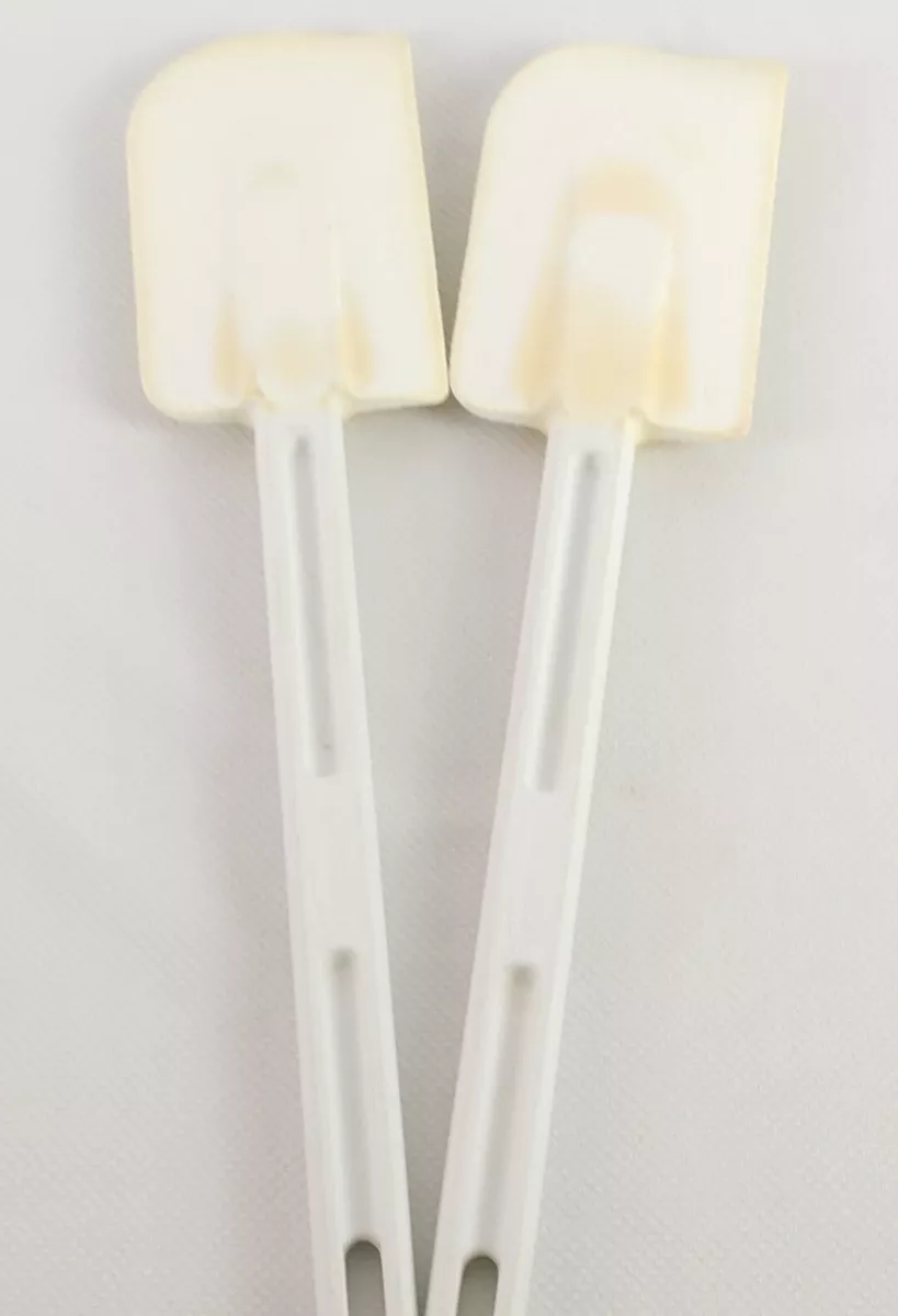 Rubbermaid Spatulas Set of 2 Kitchen Cooking Utensils Rubber White