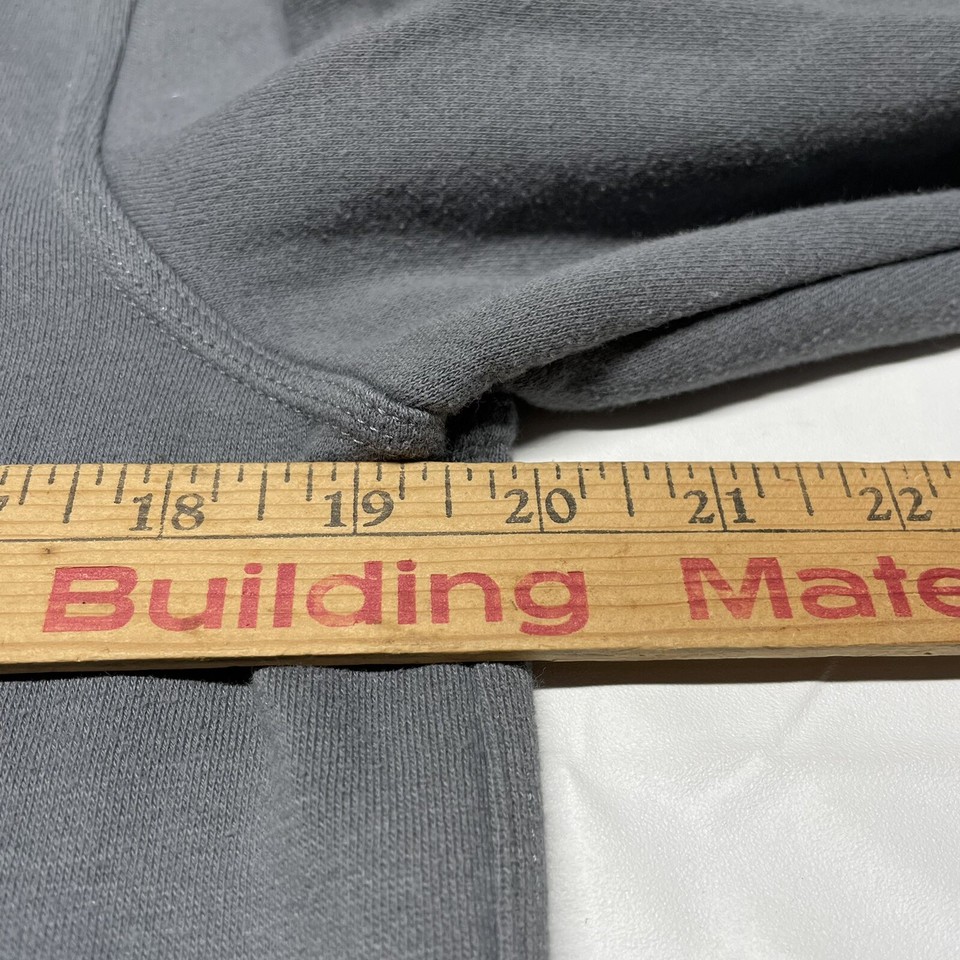 Vintage Hurley Hoodie Mens Small Gray Pullover Surfing Skateboard Skate