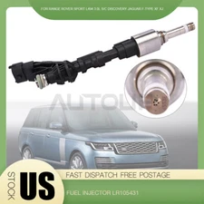 Fuel Injector LR105431 For Range Rover L405 3.0L S/C 15-20 Jaguar F-type XF XJ