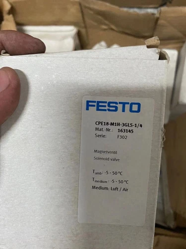 One New Festo CPE18-M1H-3GLS-1/4 163145 Solenoid Valve Expedited Shipping - Picture 1 of 3