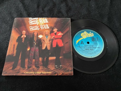 CHEAP TRICK CAN'T STOP FALLIN INTO LOVE PICTURE SLEEVE 1990 AUSTRALIAN 7" - 第 1/4 張圖片