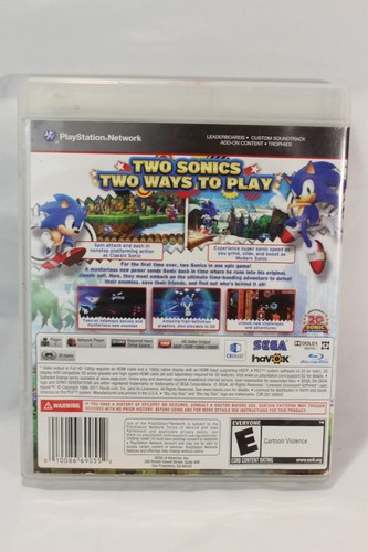 Sonic Generations PlayStation 3 PS3 Tested Video Game Used Action Game - Picture 5 of 5