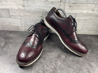 Italian Leather Wingtip Oxfords 8D Florsheim Men main image 2