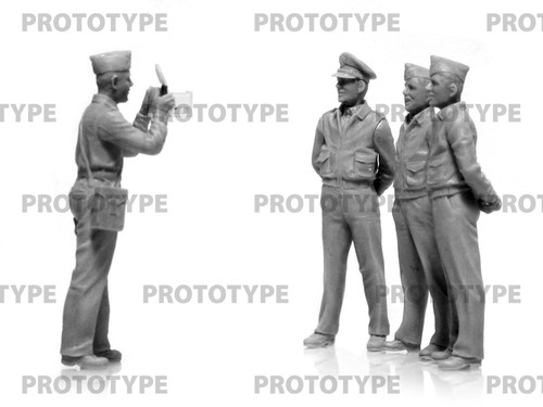 ICM 32116 Plastic model kit Scale 1:32 USAAF Pilots. Photo to remember 1944-1945 - Bild 4 von 8