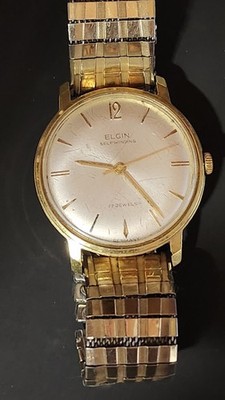 Elgin Vintage Gold Filled Manual Wind Men's Wristwatch