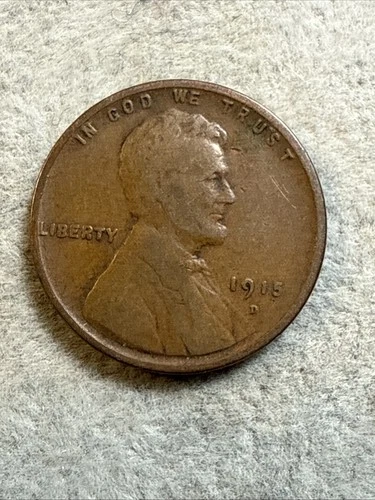 1915-D Lincoln Wheat Cent — VG — Denver Mint — Semi-Key Date — 033102