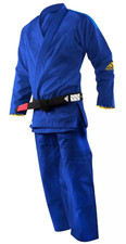 NEU Adidas Response Jujitsu BJJ Judo Jacke Hose blau JR Gr. M3 145-155 cm