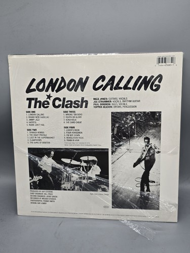 THE CLASH "LONDON CALLING" NEW/SEALED 2004 REMASTERED 2-LP SET w/STICKER - Picture 3 of 5