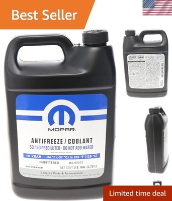 1 Gallon 50/50 Antifreeze Coolant - Embittered for Safety & Lasting Performance
