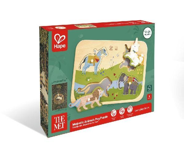 Toynamics Europe Gmbh The Met: Steckpuzzle 'Majestätische Tiere' - 4 Teile - Image 2