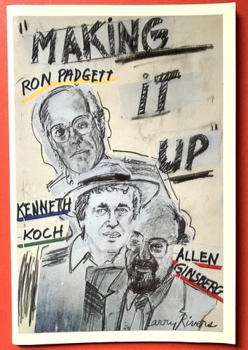 MAKING IT UP. Allen Ginsberg,Ron Padgett,Kenneth Koch. 1st ed. Beat Poetry. 1994