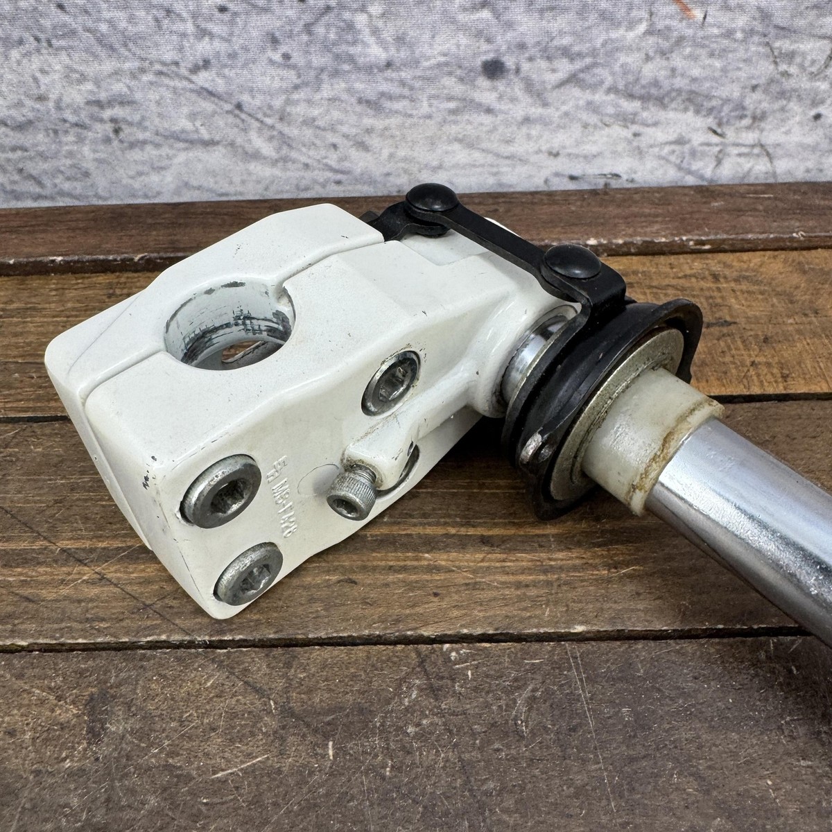 Vintage SR Spin Tech BMX Quill Stem White Freestyle Japan Old