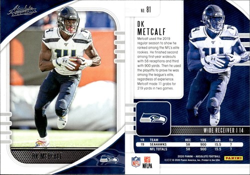 2020 Panini Absolute Football Complete Your Set #1-200 You Pick! - Picture 50 of 126