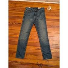 Polo Ralph Lauren Kids Jeans Blue Denim Slim Fit Straight Leg Pants