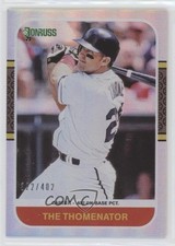 2021 Panini Donruss Retro 1987 Variation Career Stat Line /402 Jim Thome HOF pm6