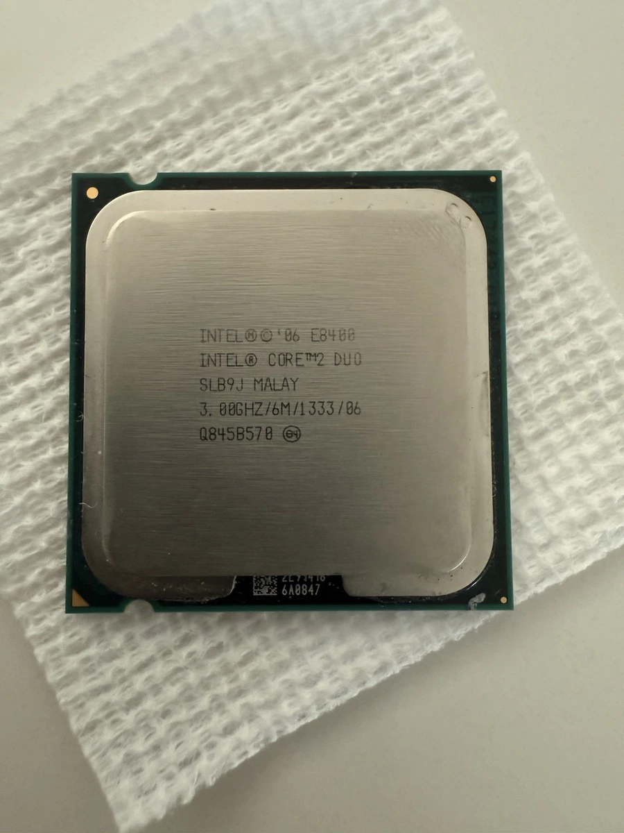 Intel Core 2 Duo E8400 Core 2 Duo Computer Processors (CPUs) for