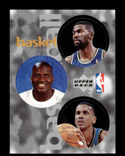 1997-98 Upper Deck NBA Stickers (European) #7/68/228 Finley/O'Neal /Thorpe NM