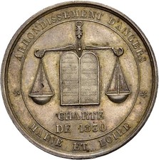 Künker: Francja, Ag-Jeton 1830–1860, Chambre des Notaires