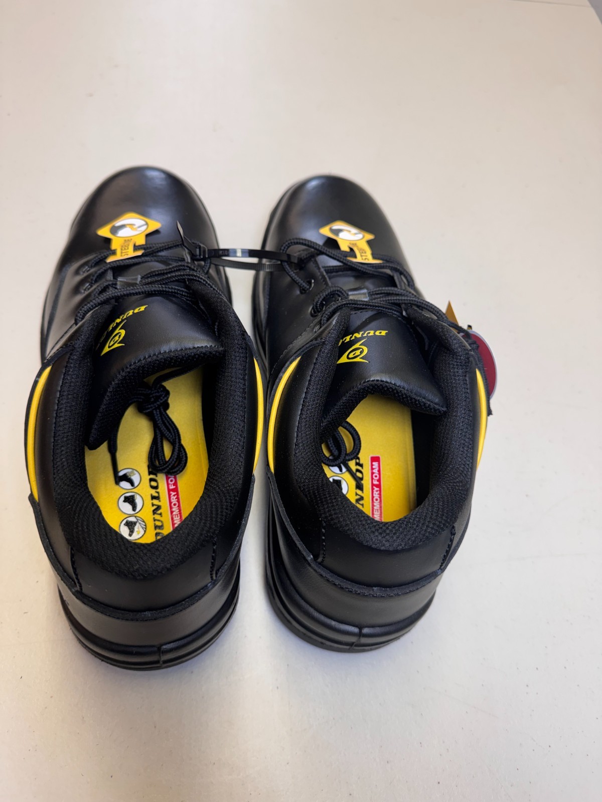 Dunlop Kansas SB Safety Trainers Black Steel Toe Work Shoes UK 12 EU 47 image 3