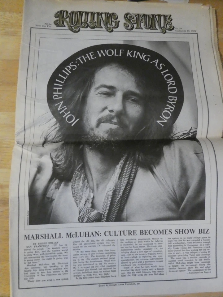 Rolling Stone magazine no 70  Nov.   -70 Grace Slick John Phillips - Image 2 of 4