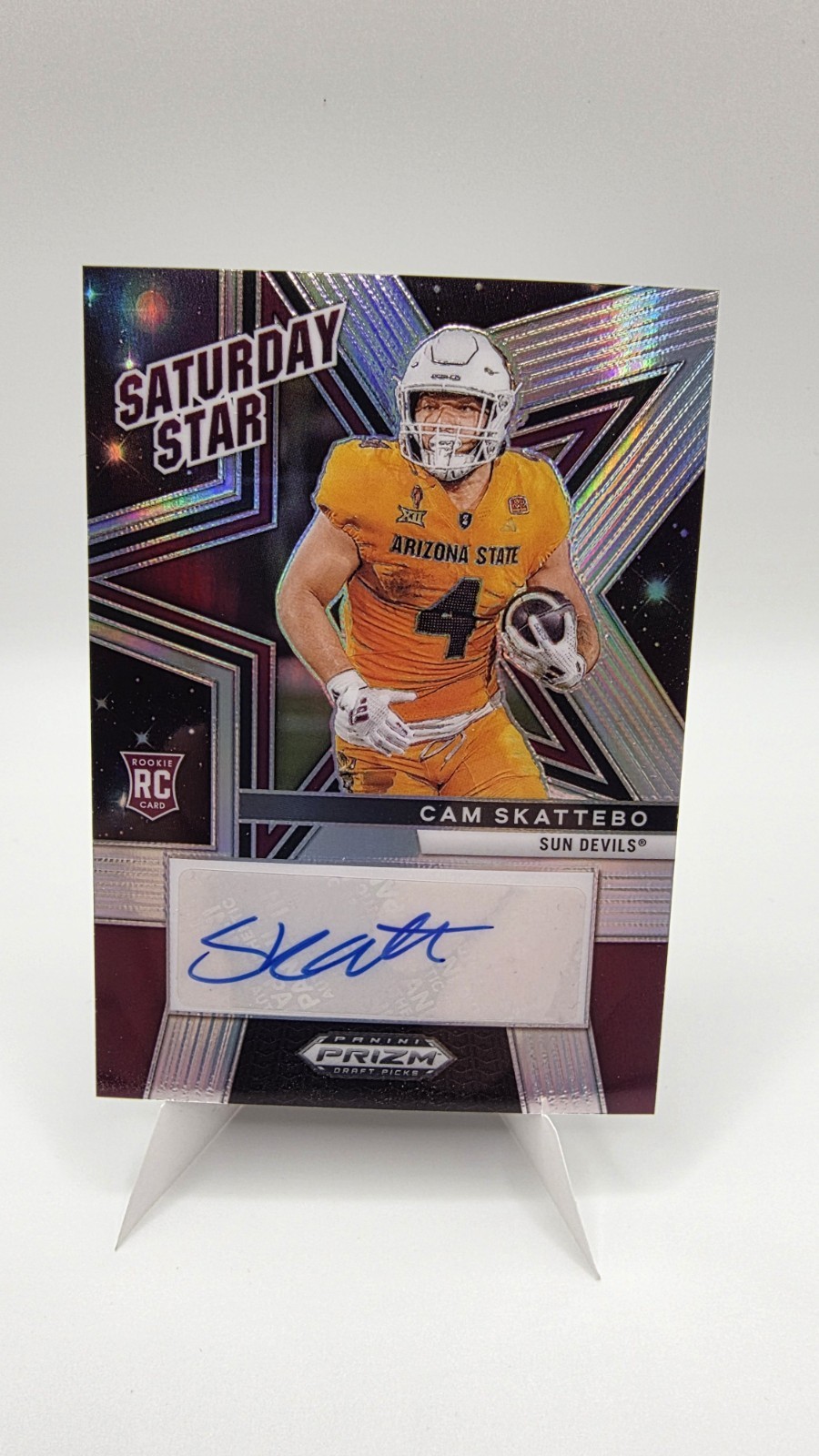 2025 Prizm Draft Picks Cam Skattebo Saturday Star