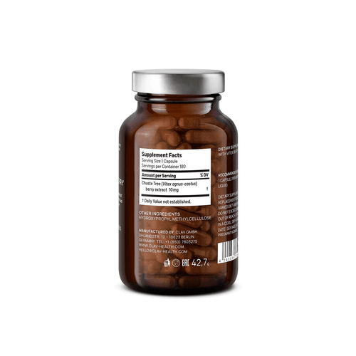 Vitex Berry Premium Chasteberry 4 to 1 Extract Vitex Agnus Castus Menopause PMS - Picture 9 of 9