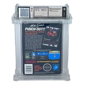 NES Mike Tyson&rsquo;s Punch Out WATA 6.5 CIB Rare White Bullets Complete In Box Game