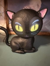 ANIMAT3D EEK The Cat Talking Animated Black Cat W/ Built in Speaker Tested/Works