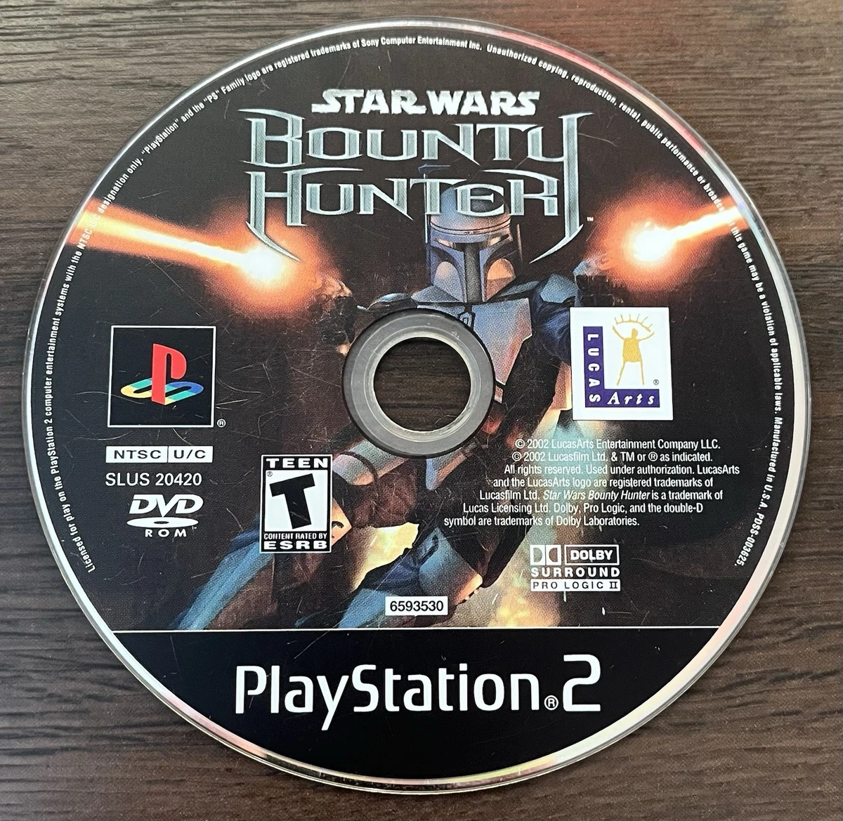 Jeu PlayStation 2 Star Wars: Bounty Hunter - Version D'occasion En Bon état
