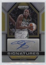 2023 Panini Prizm WNBA Signatures Silver Prizm Tina Charles #SG-TCH Auto 0ud4