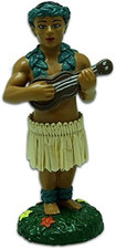 Hawaiian Hula Boy with Ukulele Miniature Dashboard Doll