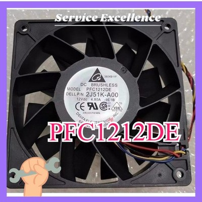  NEW Delta PFC1212DE 12V 4.8A 12038 12CM General Cooling Fan Fast Shipping 4-Pin