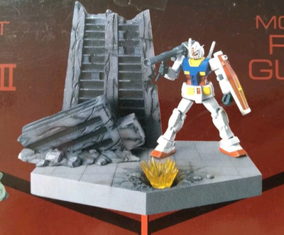 Gundam Weathering &Lightup Diorama MOBILE SUIT RX-78-2 GUNDUM Bnapresto