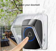 Transparent Doorbell Rain Cover Waterproof Outdoor Wireless Bell Box Case