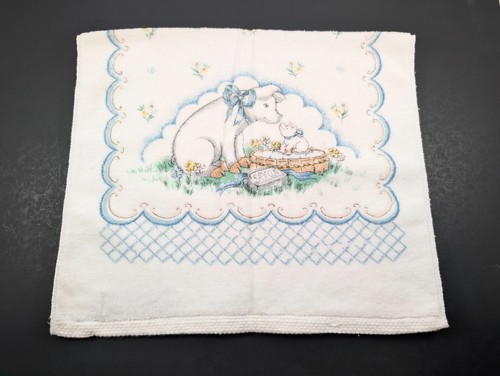 Vintage Fieldcrest Howard Kaplans französisches Land Mutter & Baby Schwein Handtuch 27" - Bild 1 von 7