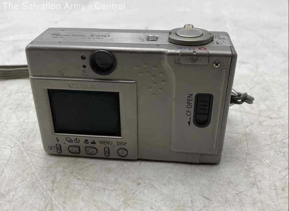 Canon PowerShot S100 Digital ELPH Silver 2.1 MP Compact Digital Camera - Image 4 of 4