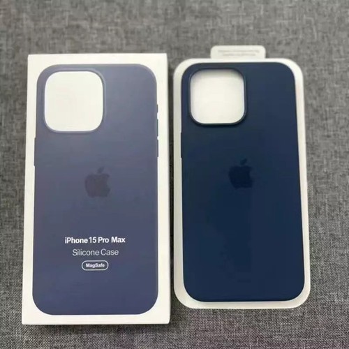 NEW For iPhone 15 15 Pro 15 Plus 15 Pro Max Original Silicone Case with MagSafe - Afbeelding 7 van 16