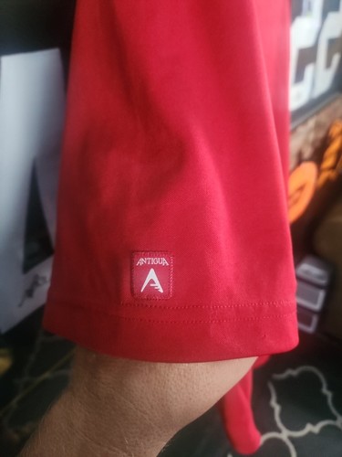 Men's UFC Golf Polo Red XL Antigua Embroidered Polyester - Picture 4 of 5